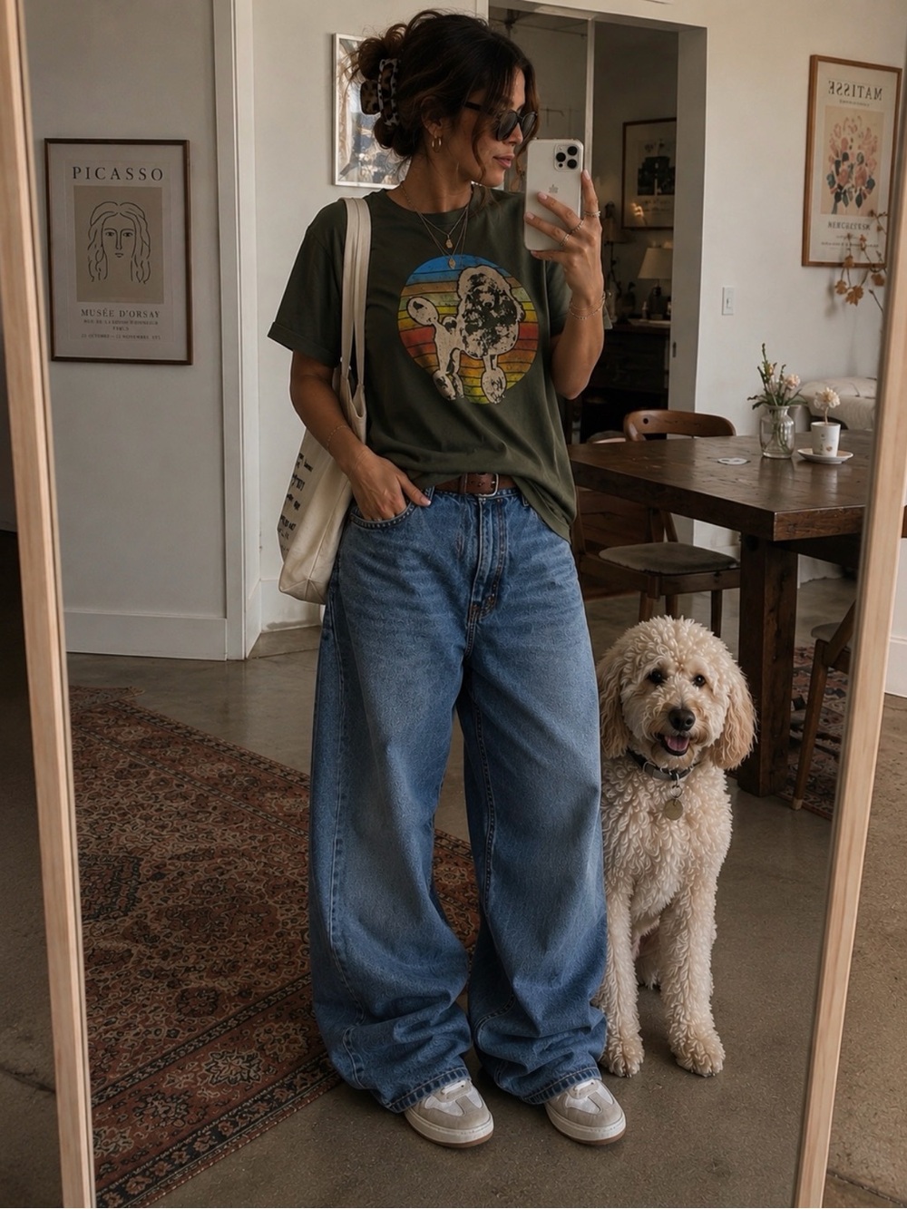 BUNDLE ✨ Levi’s 505 W42L30 + Retro Poodle Tee